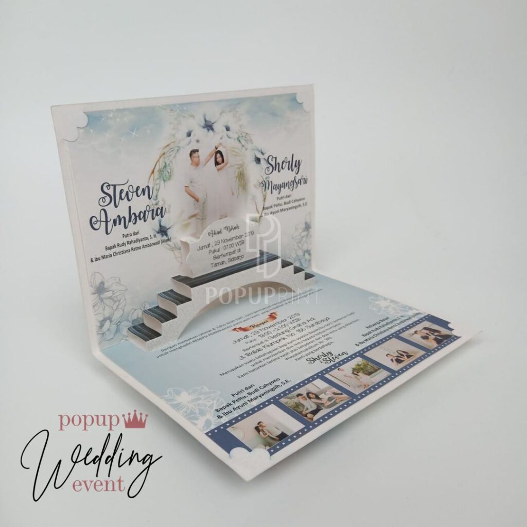undangan pop up murah 1