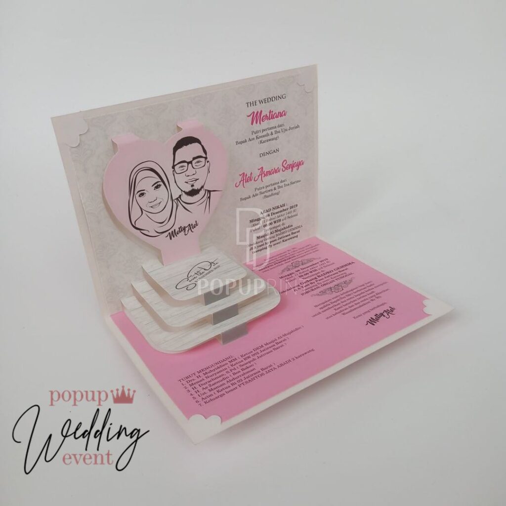 undangan pop up murah 11