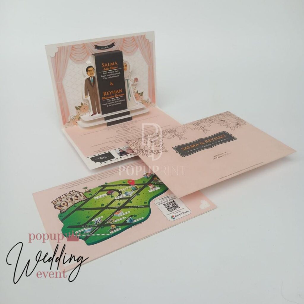 undangan pop up murah 14