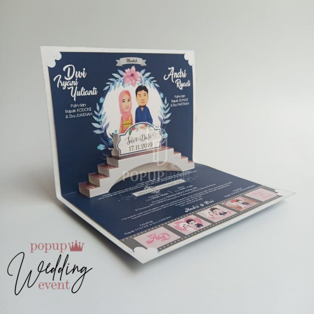 undangan pop up murah 3