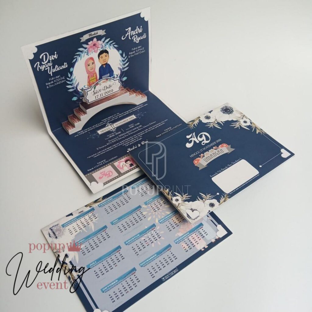 undangan pop up murah 4
