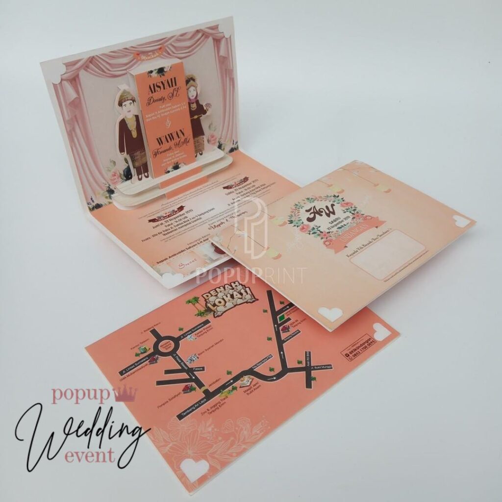 undangan pop up murah 6